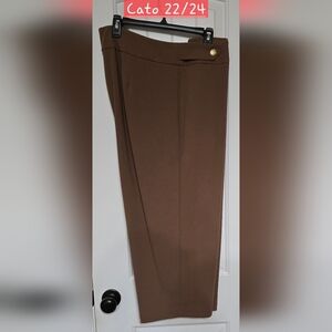 Cato Brown Ankle Pants